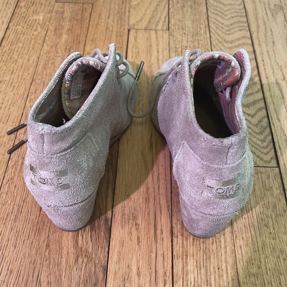 EYC Toms Suede Wedge Bootie - Picture 5 of 5